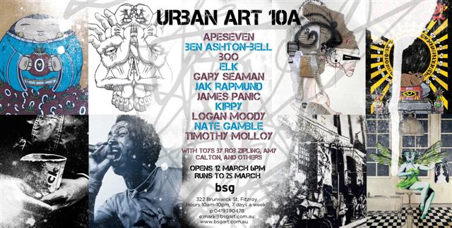 Interview – Exhibition – Urban Art 10a – Brunswick Street Gallery