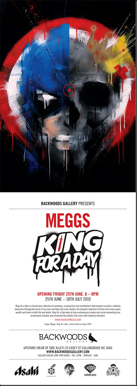 Exhibition – Meggs – King For A Day – Backwoods Gallery