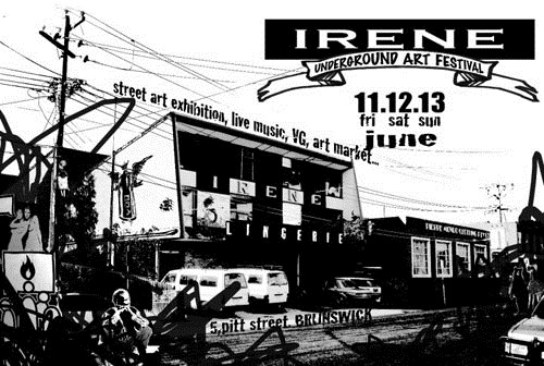 Event – IRENE Underground Art Festival – Brunswick