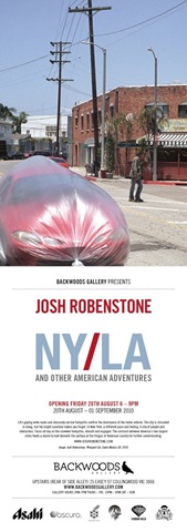 Exhibition – Josh Robenstone – NY/LA – Backwoods Gallery