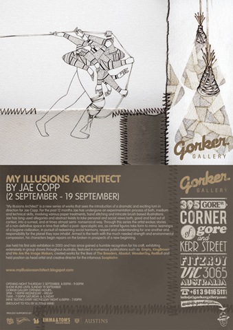 Exhibition – Jae Copp – My Illusions Architect – VIC