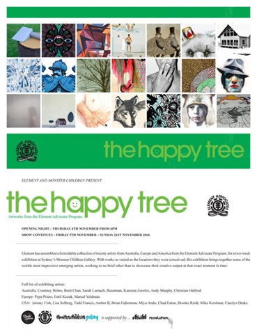 Exhibition – Element – Monster Children – The Happy Tree – NSW