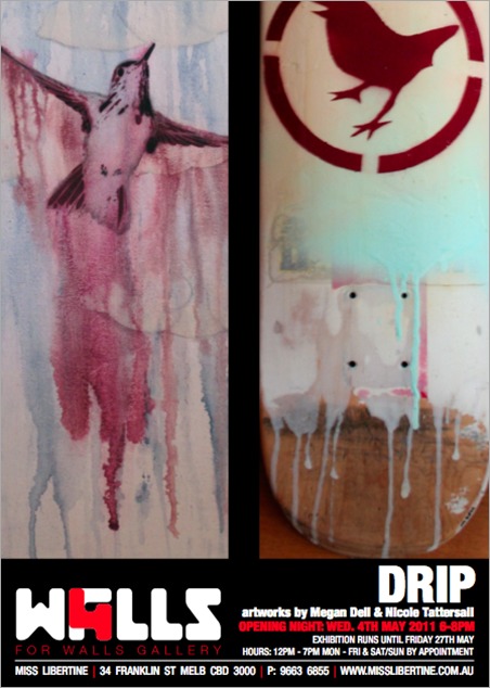 Exhibition – Megan Dell & Nicole Tattersall – Drip – VIC