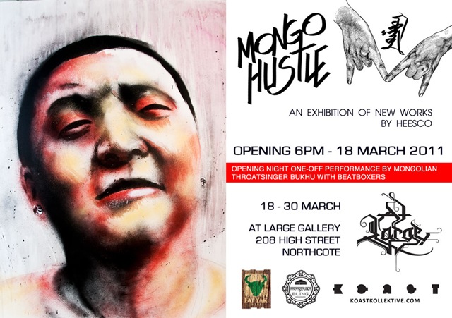 Exhibition – Heesco – Mongo Hustle – VIC