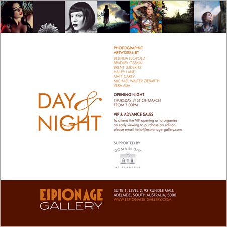 Exhibition – Day & Night – Espionage Gallery – SA