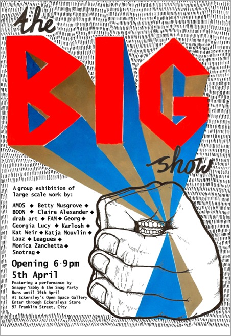 Exhibition – The Big Show – Eckersleys Open Gallery Space – VIC