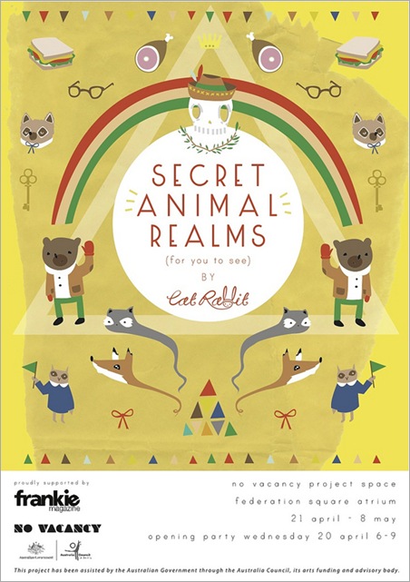 Exhibition – Cat-Rabbit – Secret Animal Realms – VIC