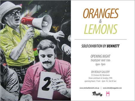 Exhibition – Bennett – Oranges & Lemons – NSW