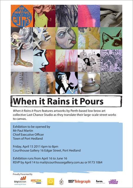 Exhibition – When It Rains It Pours – WA