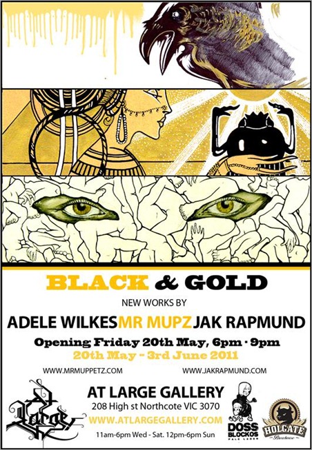 Exhibition – Jak Rapmund – Mupz – Adele Wilkes – At Large Gallery