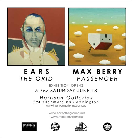 Exhibitions – Max Berry – Ears – Harrison Galleries – NSW