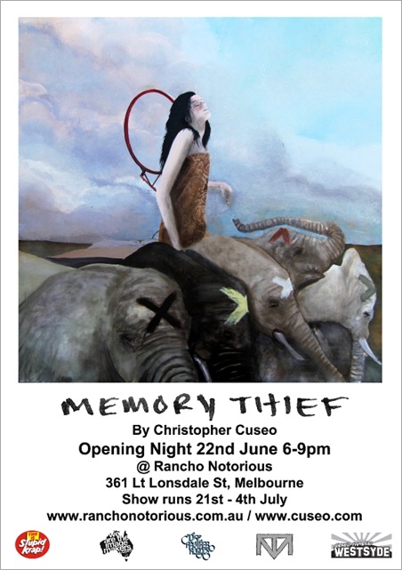 Exhibition – Memory Thief – Christopher Cuseo – VIC