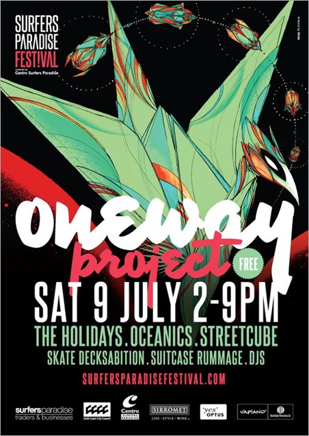 Event – OneWay Project – Shida, Gimiks Born, Beastman – Gold Coast