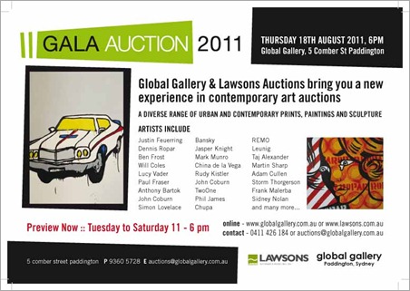 Live Art & Auction – Gala Art Auction – Global Gallery