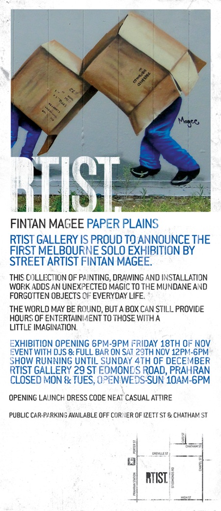 Exhibition – Fintan Magee – Melbourne