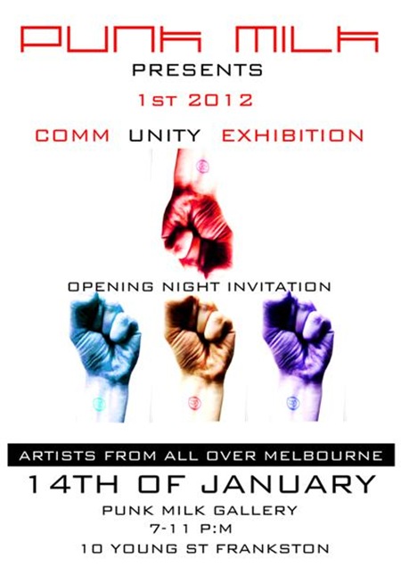 Gallery Opening & Exhibition – Punk Milk – Frankston