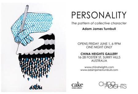 Exhibition – Adam James Turnbull – Personality – Sydney