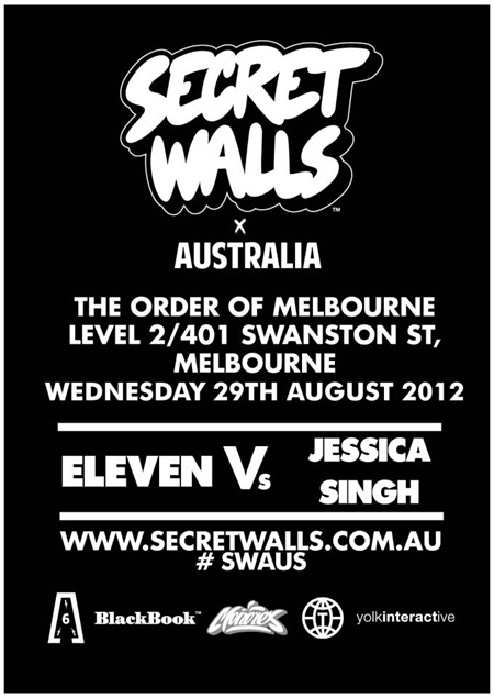 Live Art & Event – Secret Walls Melbourne #4