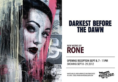 International & Preview – Rone – Darkest Before Dawn – White Walls – San Francisco