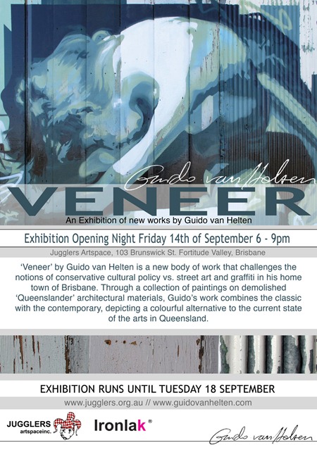 Exhibition – Guido Van Helten – Veneer – Brisbane