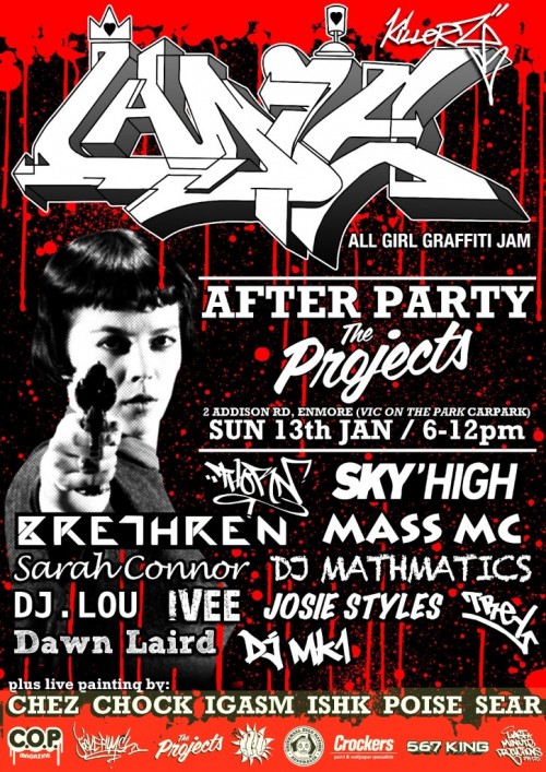 Event & Live Art – Ladie Killerz #6 After Party – Sydney