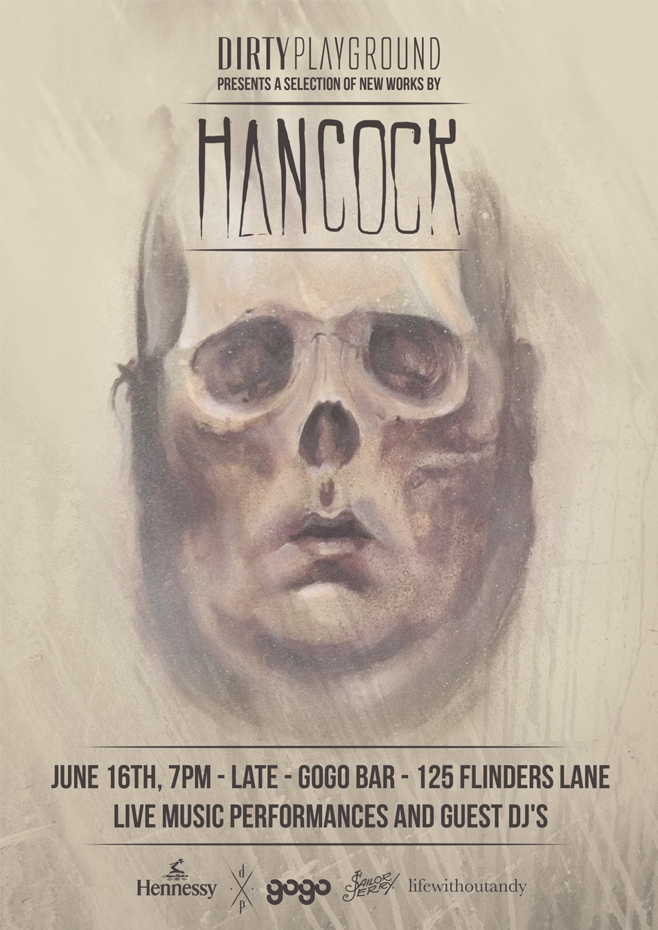 Exhibition – Dirty Playground presents Hancock – GoGo Bar – Melbourne