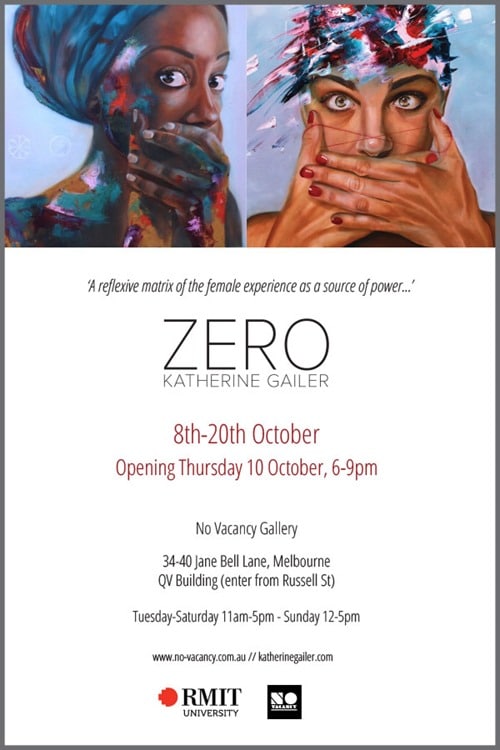 Exhibition – Katherine Gailer – ZERO – Melbourne