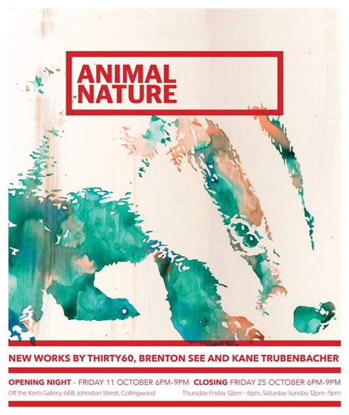 Exhibition – Brenton See – thirty60 – Kane Trubenbacher – Animal Nature – Melbourne