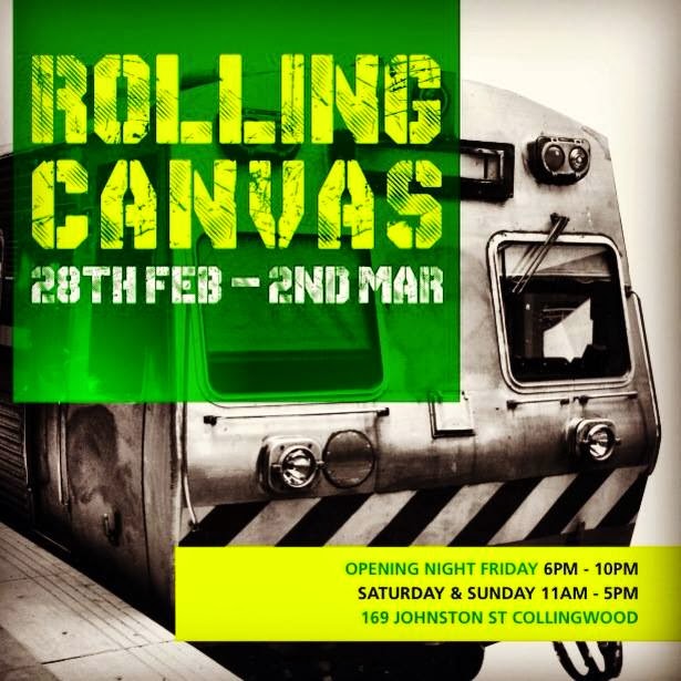 Exhibition – Rolling Canvas – Melbourne