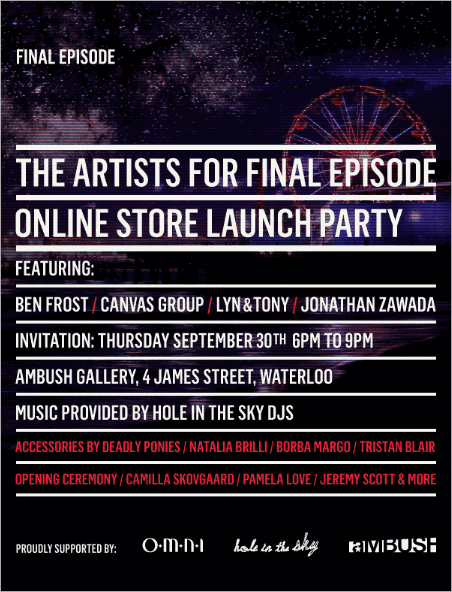 Event – Final Episode Store Launch Party – NSW