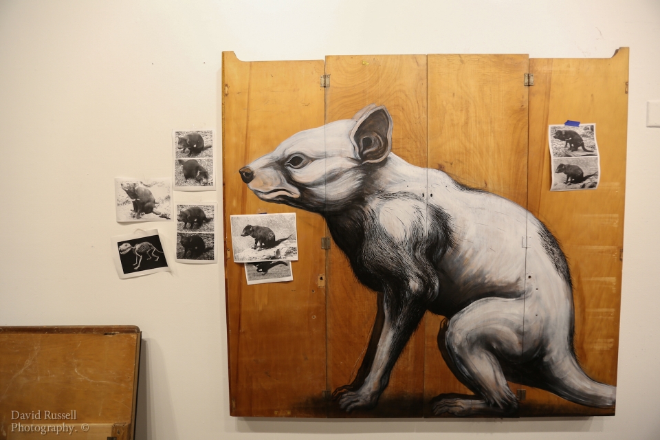 Snapshots – ROA – HIC SVNT DRACONES – Backwoods Gallery / Guy Mathew’s Industrial