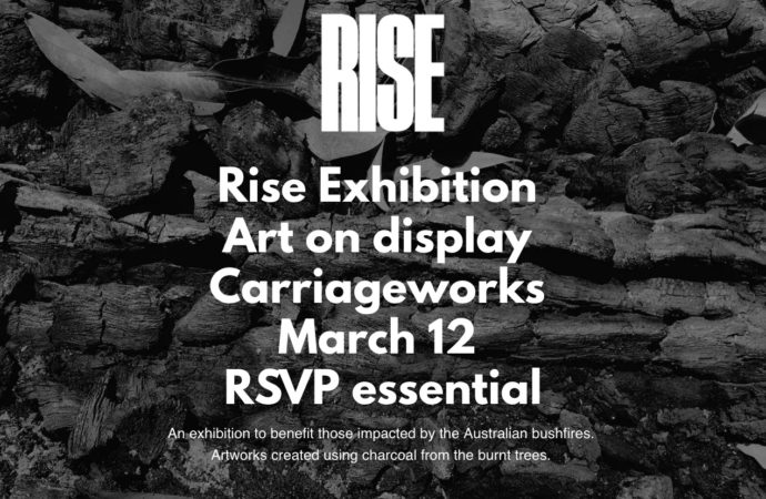 RISE Exhibition – Carriageworks (Bay 25) – 12/03/20